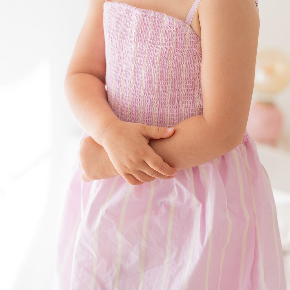 
                  
                    Cleo Stripe Dress Purple
                  
                