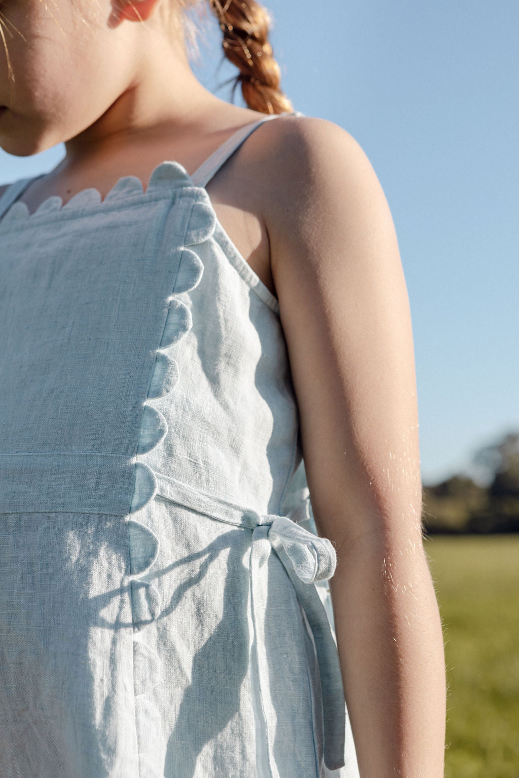 Freya Linen Mini Dress - Seaside Bouquet