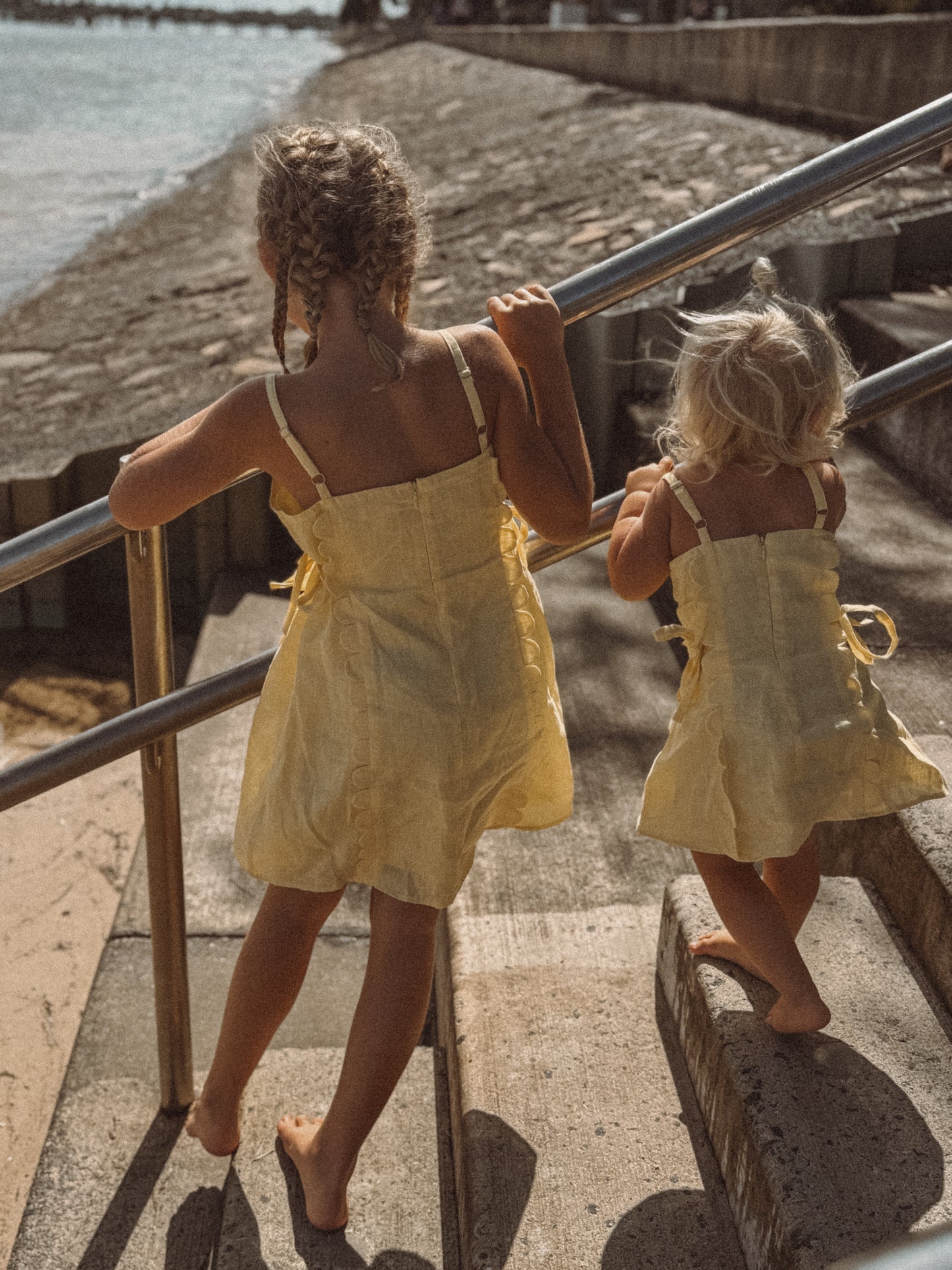 
                  
                    The Freya Linen Dress Yellow
                  
                
