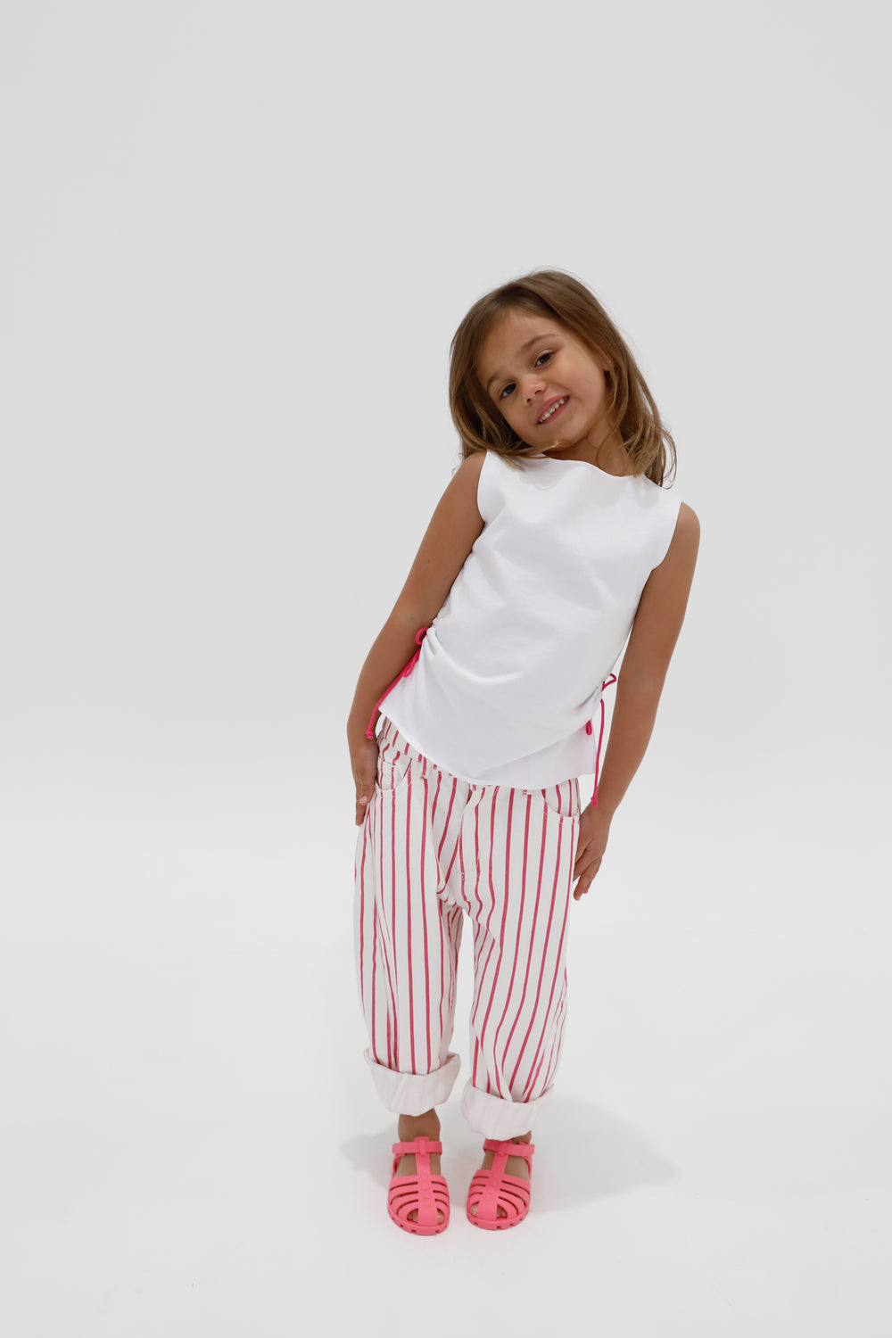 Liv Pink Stripe Denim