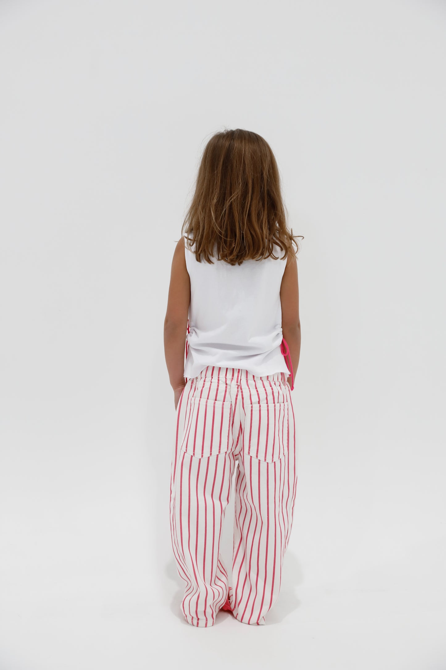 
                  
                    Liv Pink Stripe Denim
                  
                