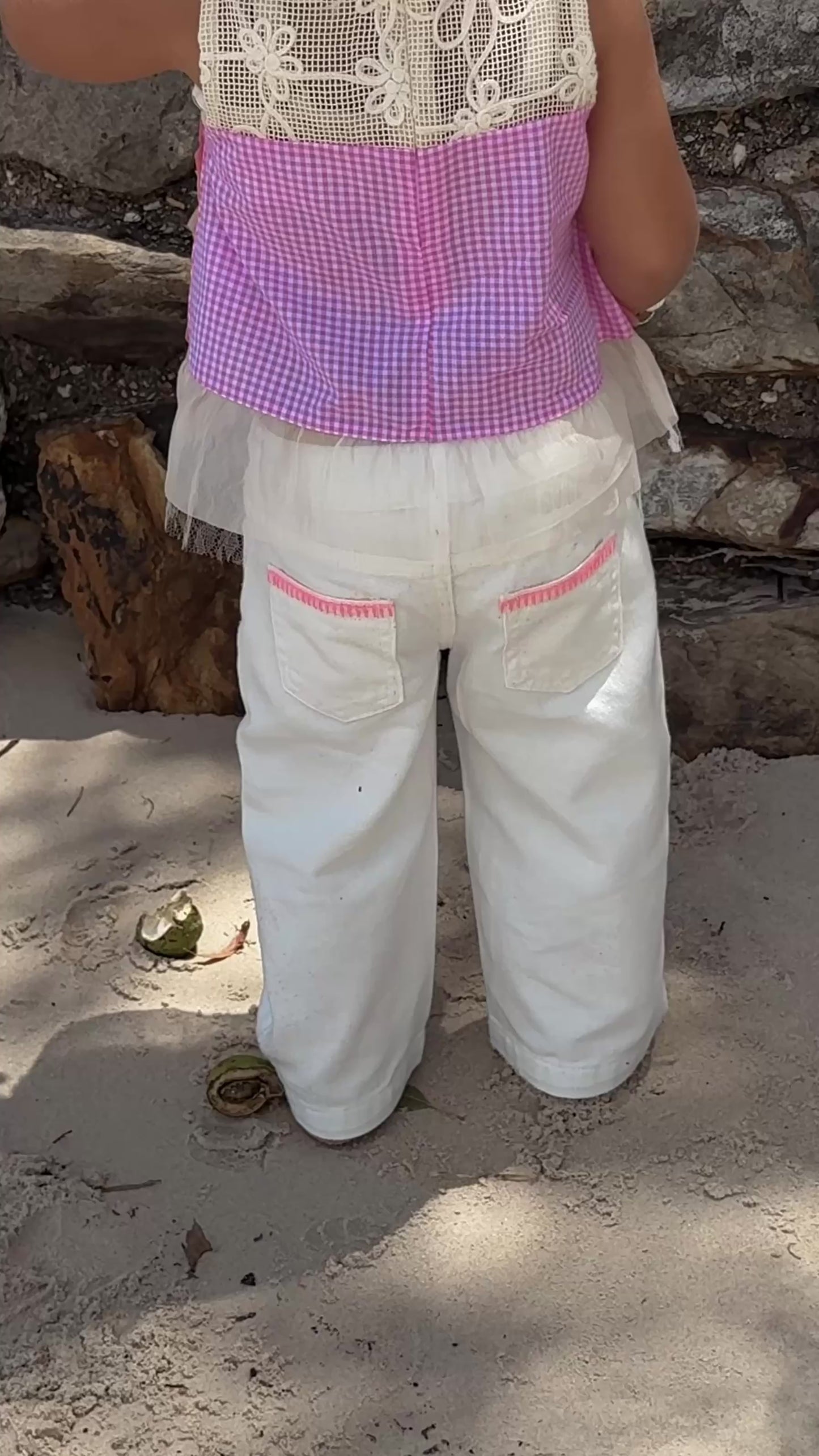 
                  
                    Load and play video in Gallery viewer, Liv White Denim
                  
                