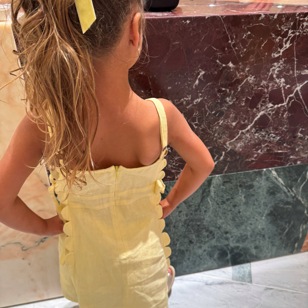 
                  
                    The Freya Linen Dress Yellow
                  
                